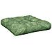 Cuscino Per Pallet Motivo A Foglie 58x58x10cm In Tessuto Oxford - Foto miniatura 2