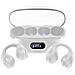 Auricolari Senza Fili Bluetooth A Conduzione Ossea Design Clip On, Bianco - Foto miniatura 1