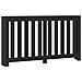 Copertura Termosifone Nera 149x20x82 Cm Legno Multistrato - Foto miniatura 2