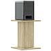 Supporti Altoparlanti 2 Pz Rovere 30x30x40 Cm In Multistrato - Foto miniatura 3