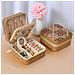 Portagioielli Vintage, Piccolo Organizer Per Anelli, Orecchini, Collana   Model 4 - Foto miniatura 1
