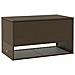 Scatola per Cuscini da Esterno Marrone 100x55x55,5cm Polyrattan - Foto miniatura 1