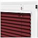Tenda Plissettata Rosso Bordeaux 45x200 Cm Larghezza Tessuto - Foto miniatura 3