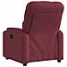 Poltrona Reclinabile In Tessuto Rosso Vino - Foto miniatura 3
