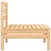 Lusso Casadino -  Set Divani Da Giardino 4 Pz In Legno Massello Di Pino - Foto miniatura 4