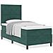 Letto Box Spring con Materasso Verde Scuro Singolo in Velluto - Foto miniatura 4