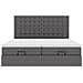 Pouf Letto con Materassi e LED Grigio 180x200cm Similpelle - Foto miniatura 8
