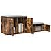 Cabinetto di Stoccaggio in Rovere Affumicato 127x41x40 cm in Legno Ingegnere - Foto miniatura 3