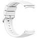 Cinturino In Silicone Color Kaki Da 46 Mm Compatibile Con Huawei Watch 5: Sostituisci Il Tuo Cinturino Con Stile White - Foto miniatura 2