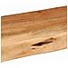 Mensole da Parete 2 pz 80x20x3,5 cm in Legno Massello di Acacia - Foto miniatura 8