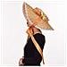 Cappello Da Sole Con Fiori E Nastri Gialli - Foto miniatura 3
