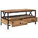 Tavolino da salotto with Drawer Legno vecchio 100 x 51 x 45 cm - Foto miniatura 5
