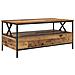 Tavolino da salotto with Drawer Legno vecchio 100 x 51 x 45 cm - Foto miniatura 8