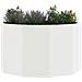 Fioriera Bianco 90 x 90 x 50 cm Acciaio - Foto miniatura 3