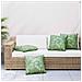 Cuscini Scatter Foglia 4 pcs Motivo Foglia 50 x 50 cm - Foto miniatura 2