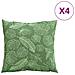 Cuscini Scatter Foglia 4 pcs Motivo Foglia 50 x 50 cm - Foto miniatura 3