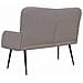 Sofa a Due Posti Talpa 115 x 61 x 87 cm Tessuto - Foto miniatura 6