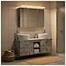 Set di mobili per il bagno 4 pcs Grigio Cemento - Foto miniatura 4