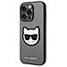 Karl Lagerfeld Klhcp14xsapchg Custodia Iphone 14 Pro Max 6.7 Argento Saffiano Choupette Head Patch - Foto miniatura 2