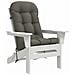 Cuscino per Lounger Sole PUTTEN 100% Poliestere Grigio - Foto miniatura 2