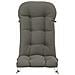 Cuscino per Lounger Sole PUTTEN 100% Poliestere Grigio - Foto miniatura 3