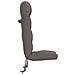 Cuscino per Lounger Sole PUTTEN 100% Poliestere Grigio - Foto miniatura 4