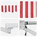 Tettuccio Elettrico Retrattile Rosso e bianco 3 x 2,5 m - Foto miniatura 2