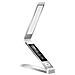 NT-L05 Lampada LED ricaricabile portatile per la lettura con termometro e comandi touch, regolazione della luminosità - Finitura alluminio - Foto miniatura 3