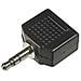 Adattatore Audio Da 3,5 Mm Maschio Stereo - 2 X 3.5 Mm Stereo Femmina (Ab-Av 105)  - Foto miniatura 1