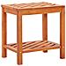 Tavolinetto In Legno Massello Di Acacia 45x33x45 Cm - Foto miniatura 1