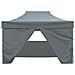 Tenda Pieghevole Pop-up 4 Pareti Laterali 3x4,5 M Antracite - Foto miniatura 2