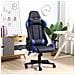 Sedia Da Ufficio Professionale Per Corridore Da Gioco Blu, Sedia Con Braccioli, Supporto E Cuscino Lombare (tessuto Sintetico, Inclinazione E Altezza Regolabile, Braccioli Regolabili, Regolabile A 180º)  - Foto miniatura 3