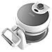 Macchina Da Waffle Fun Gofrestone Sphere 1000w Bianco Argentato V1704681 - Foto miniatura 1