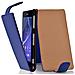 Custodia Compatibile Con Sony Xperia Z2 In Blu Reale - Coperchio Protettivo In Design Flip Realizzato In Similpelle Testurizzata - Foto miniatura 1