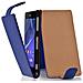 Custodia Compatibile Con Sony Xperia Z2 In Blu Reale - Coperchio Protettivo In Design Flip Realizzato In Similpelle Testurizzata - Foto miniatura 4