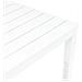 Tavolo Da Giardino Con 2 Panche In Plastica Bianco - Foto miniatura 6