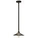 Lampadario A Soffitto A Cupola A 1 Luce Buckeye Bronzo, E27 - Foto miniatura 1