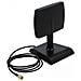 WLAN WiFi 6 Antenna RP-SMA maschio 4 - 6 dBi direzionale con base magnetica con attacco basculante - Foto miniatura 1