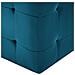 Pouf 2 pz Blu 30x30x30 cm in Velluto - Foto miniatura 2