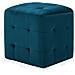 Pouf 2 pz Blu 30x30x30 cm in Velluto - Foto miniatura 6