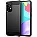 Custodia Compatibile Con Samsung Galaxy A91 / S10 Lite / M80s In Brushed Nero - Coperchio Protettivo In Silicone Tpu Flessibile In Look Acciaio Inossidabile-fibra Di Carbonio - Foto miniatura 1