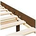 Giroletto Marrone Miele In Legno Massello Di Pino 200x200 Cm - Foto miniatura 7