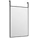 Specchio Da Porta Nero 40x60 Cm In Vetro E Alluminio - Foto miniatura 3