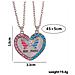 Collana Puzzle Cuore Collana Dell'amicizia, Confezione Da 2 Gold - Foto miniatura 4