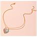 Collana Puzzle Cuore Collana Dell'amicizia, Confezione Da 2 Gold - Foto miniatura 5