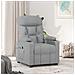Poltrona Elettrica Reclinabile Grigio Chiaro In Tessuto - Foto miniatura 1
