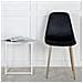 Sedie Da Pranzo 2 Pz Polar Velluto Nero E Ottone - Foto miniatura 3
