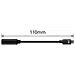 Ac7380 Cavo Audio 0,11 M 3.5mm Usb Tipo-c Nero - Foto miniatura 2