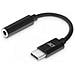 Ac7380 Cavo Audio 0,11 M 3.5mm Usb Tipo-c Nero - Foto miniatura 1