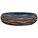 Lavabo Da Appoggio Marrone E Blu Ovale 59x40x15 Cm Ceramica - Foto miniatura 3